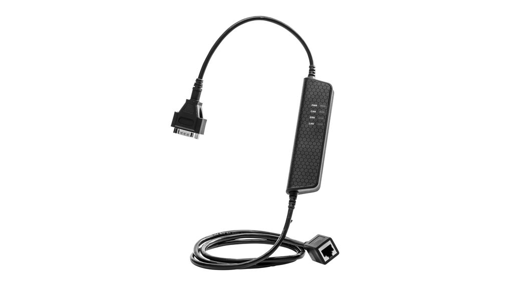 Brama interfejsu Ethercan, CAN v2.0A / CAN v2.0B, Złącze DB9, męskie - Ethernet, Porty 1